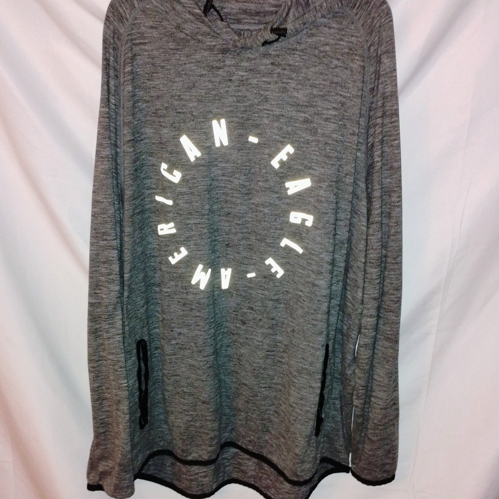 American Eagle Outfitters AEActive Gray Light Hoodie